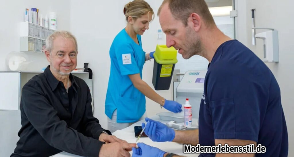 Musiker lässt sich Bauchfett in die Finger spritzen